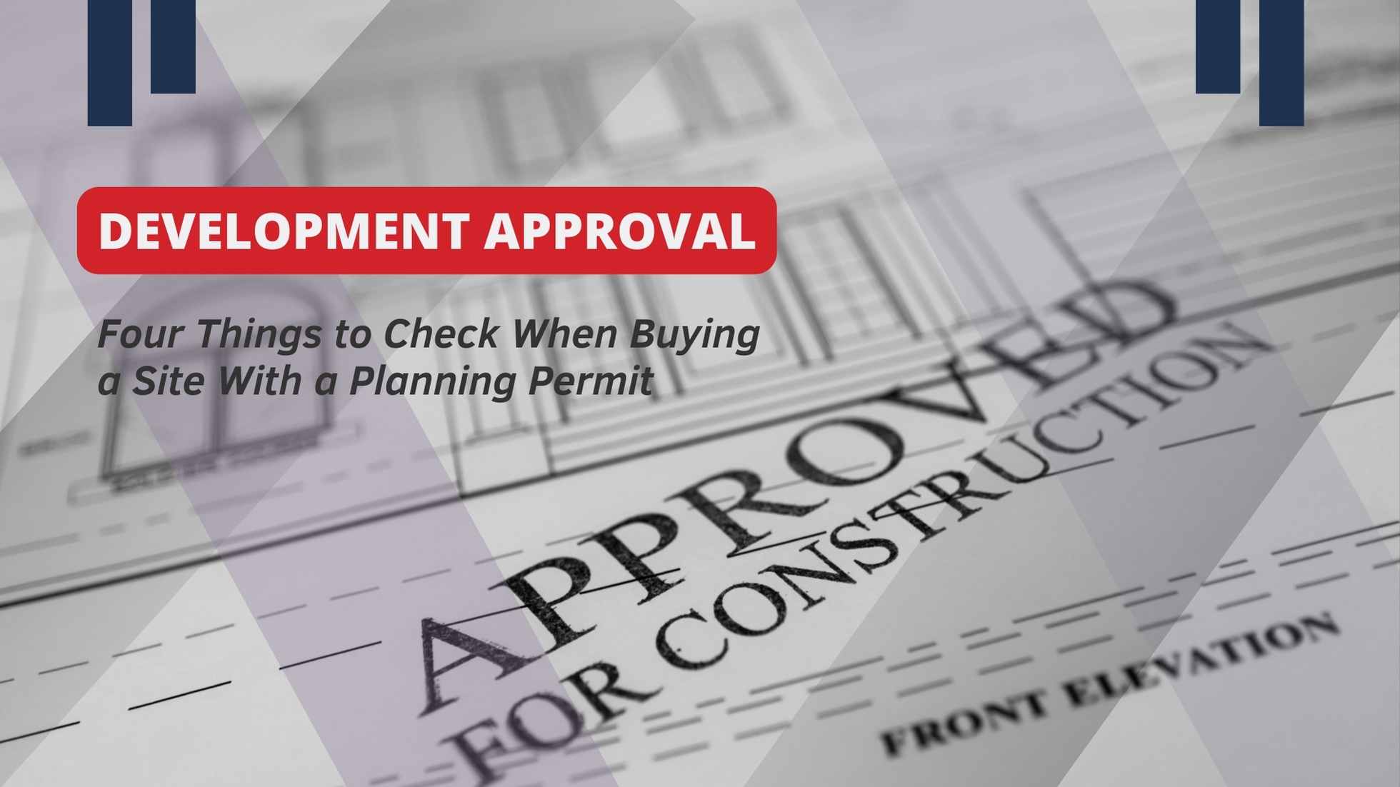 What to check when buying a site with a planning permit